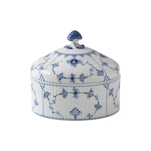 Royal Copenhagen Musselmalt Riflet Bonbonniere 3 Royal Copenhagen Musselmalt Riflet Bonbonniere