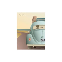 VW Beetle Plakat, 50x70 Cm