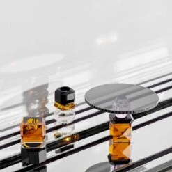 Dakota Telysholder, Amber/clear/black -Skandinavisk Shop 900899392 4