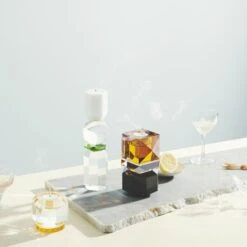 Dakota Telysholder, Amber/clear/black -Skandinavisk Shop 900899392 5