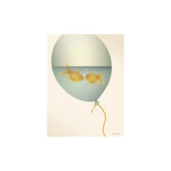 Love In A Bubble Plakat, 70x50 Cm