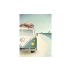 VW Camper Plakat, 50x70 Cm