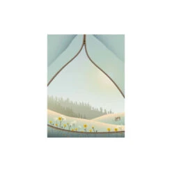 Tent With A View Plakat, 70x50 Cm