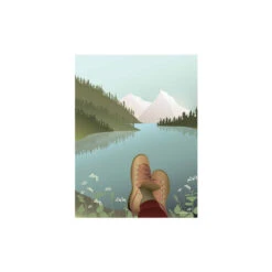 After The Hike Plakat, 50x70 Cm