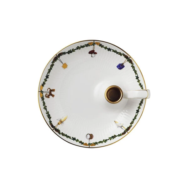 Royal Copenhagen Stjerne Riflet Jul Lysestake 4 Royal Copenhagen Stjerne Riflet Jul Lysestake - Bilde 2