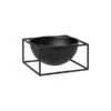 Kubus Bowl Centerpiece Stor, Sort -Skandinavisk Shop 901283904