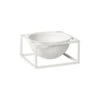 Kubus Bowl Centerpiece Liten, Hvit -Skandinavisk Shop 901283906