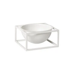 Kubus Bowl Centerpiece Liten, Hvit