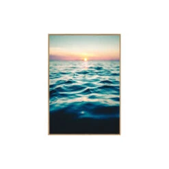 Kveldssol Over Fjorden Plakat