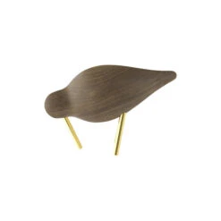 Normann Copenhagen Shorebird Small, Walnut/brass