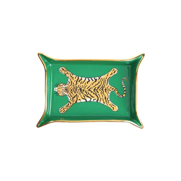 Jonathan Adler Tiger Valet Skål, Green/gold 3 Jonathan Adler Tiger Valet Skål, Green/gold