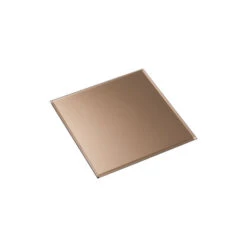 Stoff Nagel Kvadratisk Glassplate, Røykbrun