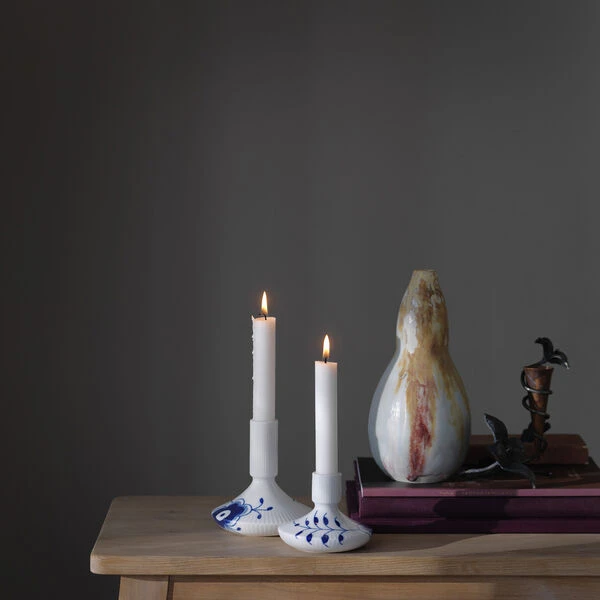 Royal Copenhagen Blå Mega Riflet Lysestake 5 Royal Copenhagen Blå Mega Riflet Lysestake - Bilde 3