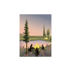 Campfire Plakat, 50x70 Cm