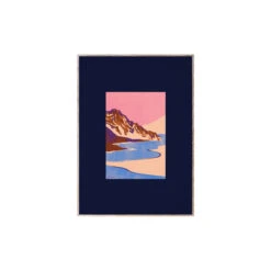 Orange Landscape Poster