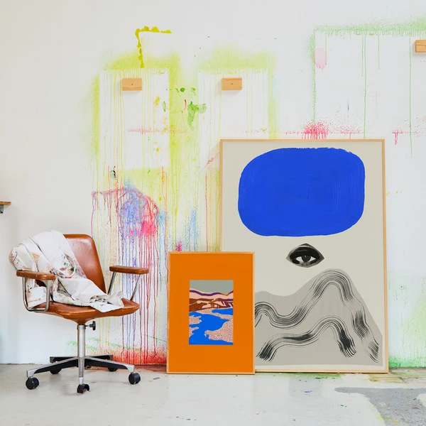 Orange Landscape Poster 4 Orange Landscape Poster - Bilde 2