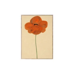 Orange Vallmo Poster