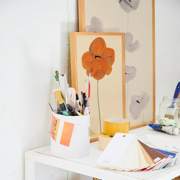 Orange Vallmo Poster 4 Orange Vallmo Poster - Bilde 2