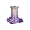 Kosta Boda Rocky Baroque Lysestake, Lilac/beige -Skandinavisk Shop 902399638 1
